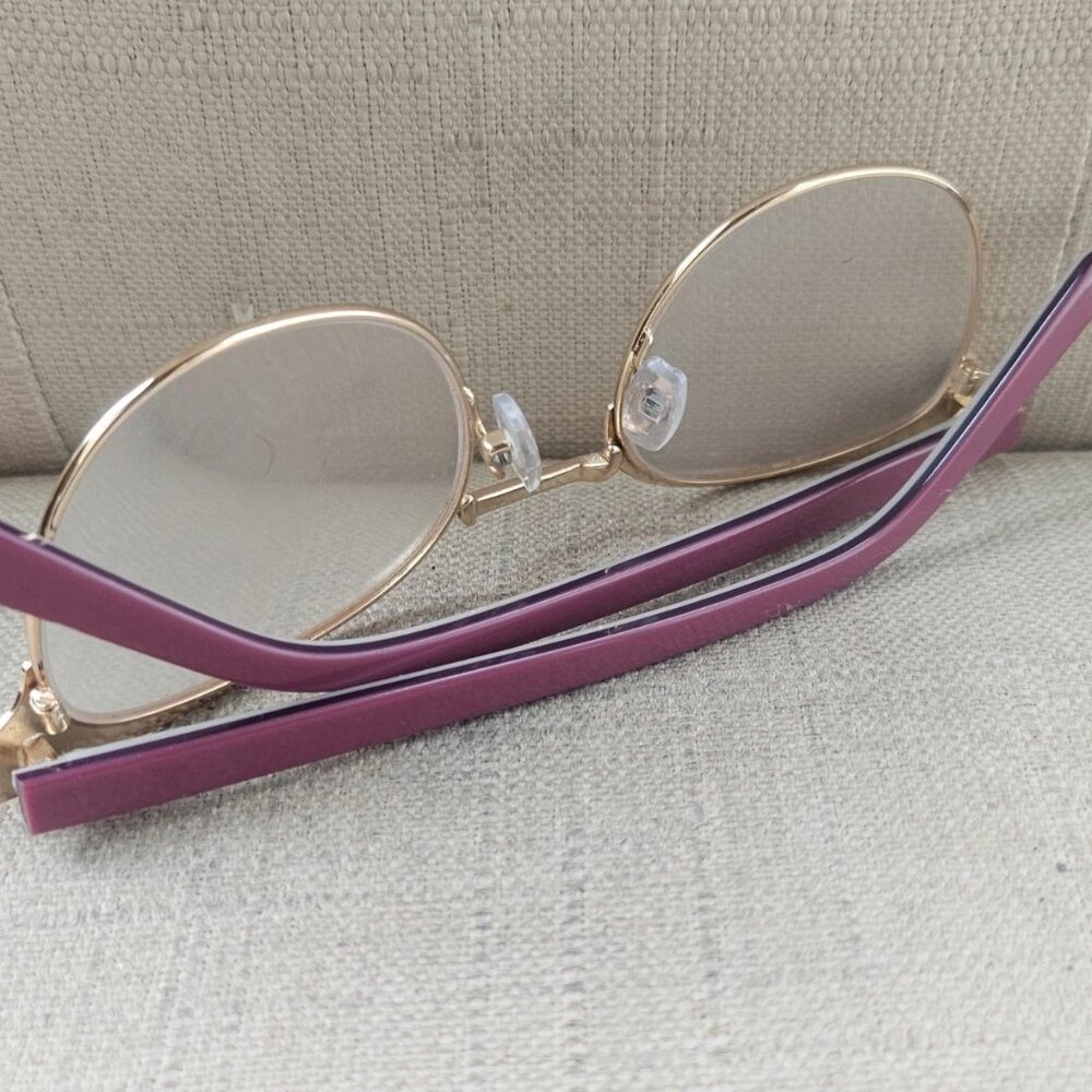 ST. Moritz Women Eyeglasses Frame ROXIE Eye Wear MAUVE 49[]19 140 Glasses Frame - Picture 7 of 12